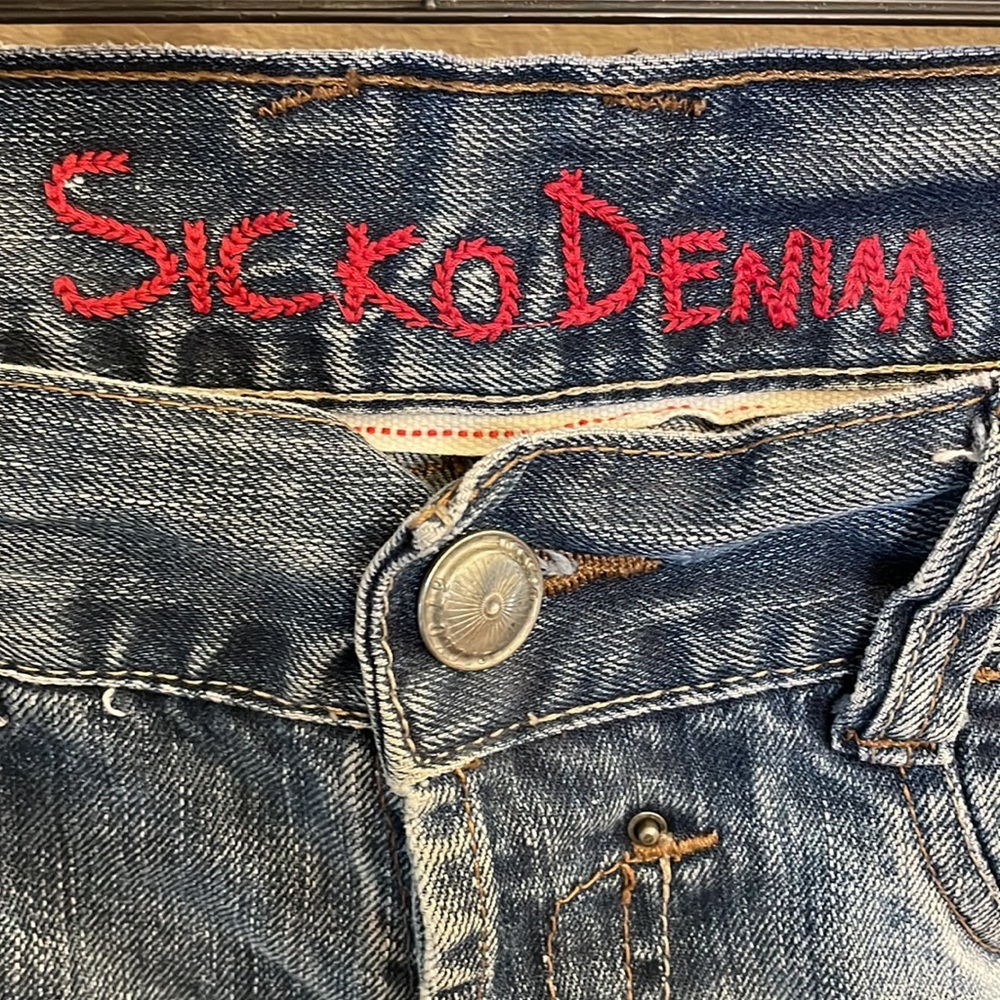 Sicko Denim SPECIAL SELECTION Vintage men’s distressed ripped jeans euro 40 / 31 - Picture 4 of 16